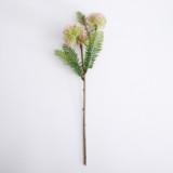 Simulated green plants thorn tail green onion small single branch home decoration artificial plant hotel window display