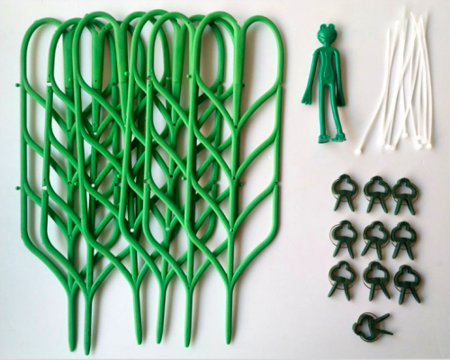 Climbing Garden Leaf Shape Supports 10 Large Plant Support Clips For DIY Climbing Stems Stalks Vines Vegetable Potted Garden