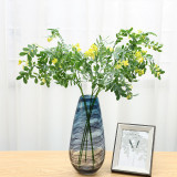 Home decoration green plant shooting props simulation leaves soft plastic locust leaves