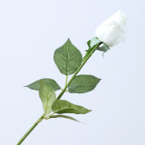 Simulated flower feel moisturizing rose bud wedding holding flower hotel home decoration artificial flower shooting props