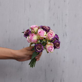 The factory wholesale silk flower household wedding holding a bouquet of roses 12 bouquet of roses
