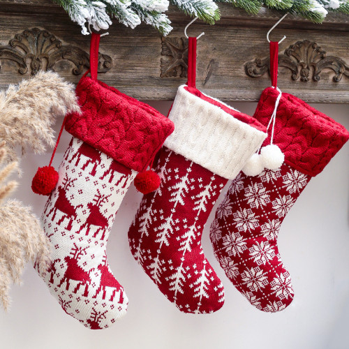 New Year Plush  Animated Assorted Christmas Stockings