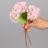 Furnishing decoration interior decoration flower design simulation hydrangea bouquet of 3 mini snowballs