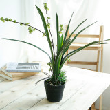 Simulated plant cymbidium leaf leaf artificial flower garden decoration wedding photography ornaments