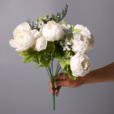 Cross border decorative home flower design European 13 peony bud core
