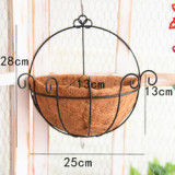 Creative Home Decoration Ornaments Plant Pots Balcony Flowerpot Coconut Palm Wall Hanging Balcony Pot