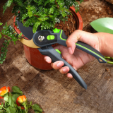 Hot Sale Shears Pruner Secateurs Pruning Scissors Bypass Sharpener Clippers Garden Tool Bonsai Flower Cultivating Snip Floral