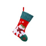 Decoration Cute Snowman Reindeer Colorful Christmas Stockings