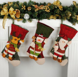 8 inch Felt Plush Christmas Decorations Large Christmas Stocking