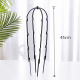 Garden Climbing Trellis Natural Fencing Metal U-shaped Trellis Climbing Vine Flower Plants