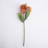 Simulated green plants thorn tail green onion small single branch home decoration artificial plant hotel window display