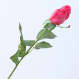 Simulated flower feel moisturizing rose bud wedding holding flower hotel home decoration artificial flower shooting props