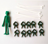 Climbing Garden Leaf Shape Supports 10 Large Plant Support Clips For DIY Climbing Stems Stalks Vines Vegetable Potted Garden