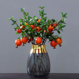 Simulated pomegranate fruit home decoration artificial flower photography props model room ornaments manufacturers wholesale