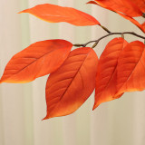 Simulation leaves big crape myrtle leaf hotel decoration shooting props artificial plants home layout simulation of green plants