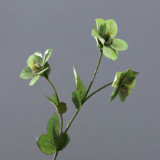 Simulation 3D Christmas rose small single branch African desert flower home wedding artificial flower manufacturers wholesale