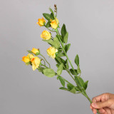 Manufacturer wholesale household wedding decorative flower photographic props artificial small rose