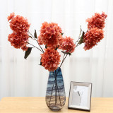 Wedding layout arch road lead flower home living room decoration simulation big branch 3 fork hydrangea