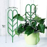 In Stock Indoor Plant Trellis Bundle Pack 3 Climbing Garden Leaf Shape Supports Indoor Planting Tools