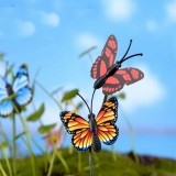 Butterflies Garden Yard Planter Colorful Whimsical Butterfly Stakes Outdoor Decor Flower Pots Decoration