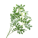 Home decoration green plant shooting props simulation leaves soft plastic locust leaves