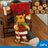 2017 factory price Wholesale Bulk Animal Christmas Stocking