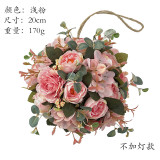 Simulation Hydrangea peony flower ball wedding indoor and outdoor decoration shopping mall photography artificial silk flower