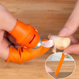 Thumb Cutter Separatorpicking Beans Picking Vegetables Peeling Beans Nail Protection Cover Bean Dial