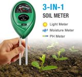3 in 1 Plant Flower Soil pH Tester Humidity Measurement Humidity Photometer Hydroponic Analyzer Gardening Detector Hygrometer