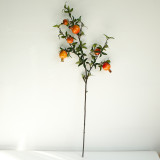 Simulation fruit pomegranate branch artificial flower home photography wedding decoration green plant factory wholesale