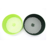 Plastic Garden Sieve Riddle Green For Soil Stone Mesh Soil Sieve Filtration Large Stones and Twig