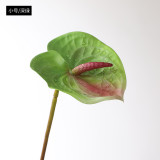 Eva pink small size simulation flower plant potted large anthurium