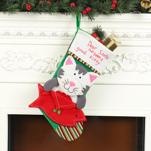 Wholesale Fashion Cute Pet Design Anniversary Christmas Stockings