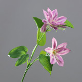 Simulated plant wall flowers wedding living room decoration feel moisturizing clematis