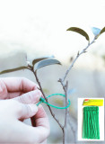 13CM Green Garden Ties Garden Ties Environmental Protection Reusable Ties
