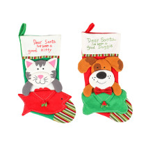 Wholesale Fashion Cute Pet Design Anniversary Christmas Stockings