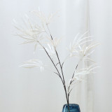 Wedding hall decoration hotel studio layout of artificial plastic tree branches and leaves simulated maple leaves