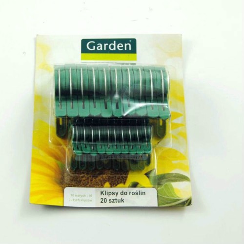 Green Plastic Garden Spring Clips
