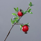 Simulated pomegranate fruit home decoration artificial flower photography props model room ornaments manufacturers wholesale