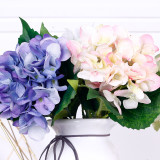 2021 Factory Wholesale Silk Cloth Hydrangea Artificial Flowers High Quality Flower For Wedding