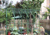 New Family Planting Support Corrugated Plastic Steel Tube Balcony Planting Pillar Horticultural Pillar Vegetable Support