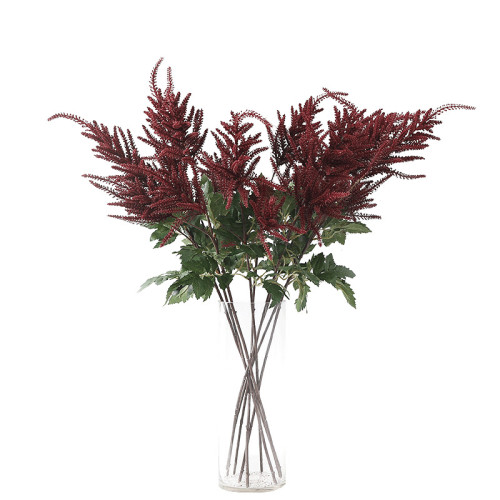 Simulation of 3 fork fall bride wedding exhibition home soft decoration flowers plant decoration manufacturers wholesale