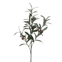 Ten branches with fruit plants simulation flowers wedding home decoration single olive branch