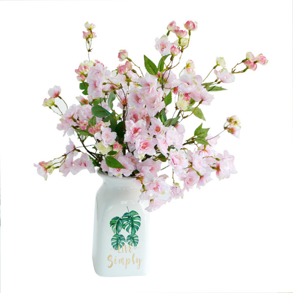 Factory Original Cheap Flower Wreath Decorations Artificial Cherry Blossom For Home Wedding Decoration