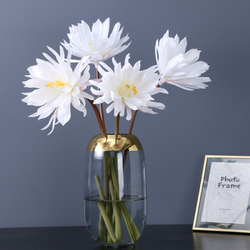 Hanfu ancient costume photo props household living room ornaments single branch big epiphyllum