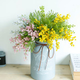 Simulation plant Acacia artificial flowers wedding decoration Acacia bean bundle home decoration ornaments