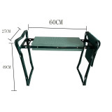Garden Kneeler Seat Garden Bench Garden Stools Foldable Stool with Tool Bag Pouch EVA Foam Pad Outdoor Portable Kneeler