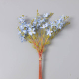 Wedding home decoration silk flower simulation plant 6 bunches of winter jasmine