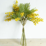 Simulation plant Acacia artificial flowers wedding decoration Acacia bean bundle home decoration ornaments