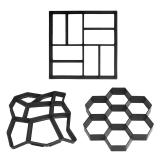 Manually Paving Cement Brick Concrete Molds DIY Plastic Path Maker Mold Garden Mold Garden Decoration